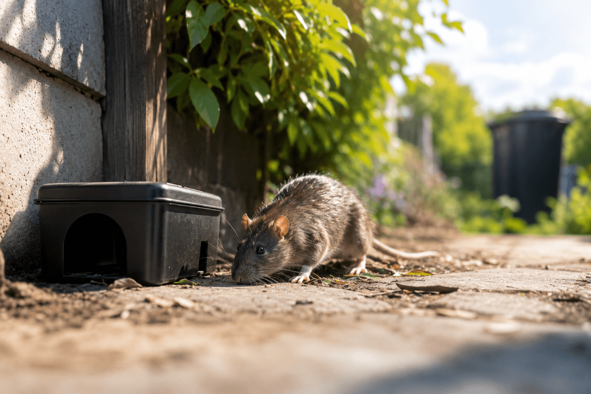 Souris dans une cuisine parisienne en été