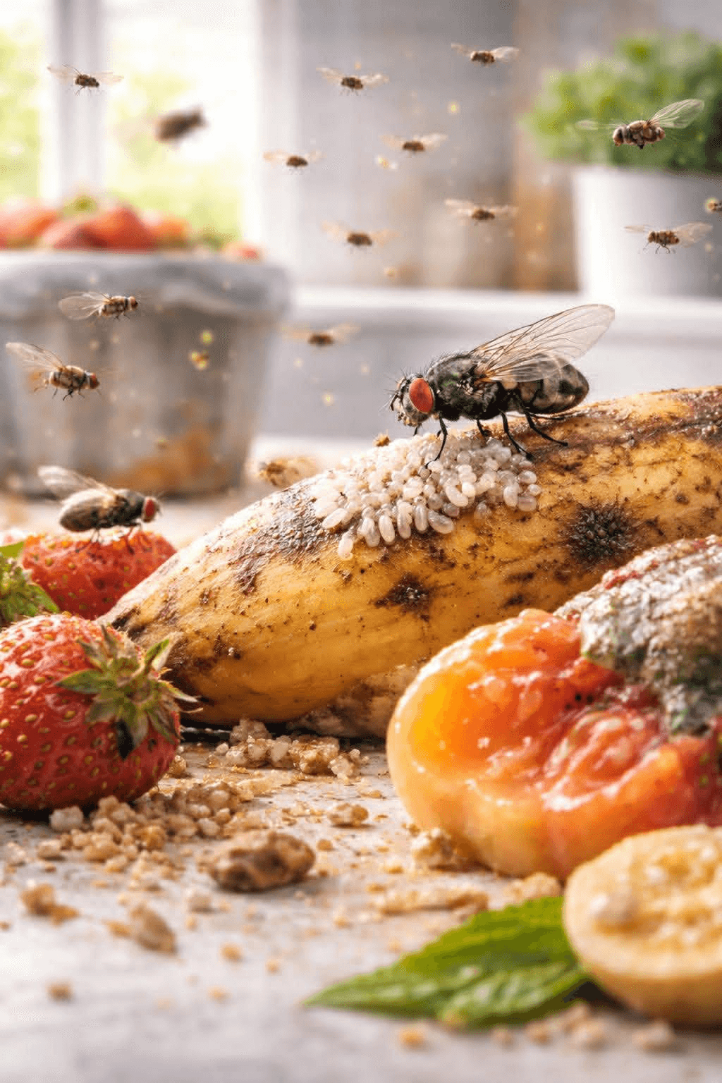 mouches moucherons infestation rapide logement Paris